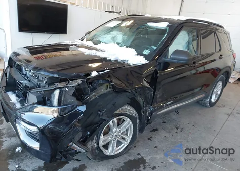 2022 Ford Explorer Xlt из США, поврежденный, VIN 1FMSK8DH0NGC38510